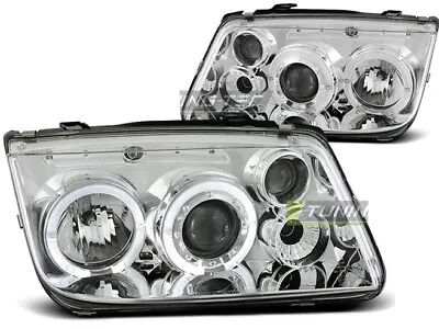 Headlights For VW BORA 1998-2005 Still Light Rings Chrome LPVW14-ED XINO DE • $247.39
