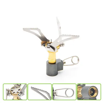 Light Weight Folding Small Mini Ultralight Outdoor Camping Cook Burner Gas Stove • $12.99