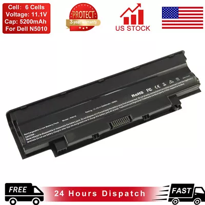 Battery For Dell Inspiron N4010 N7010 N5010 N3010 M5010 15R 14R 13R 17R Series • $16.89