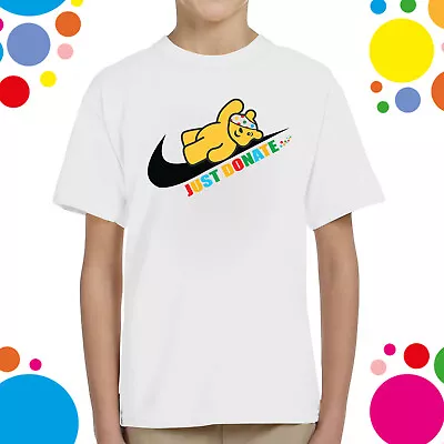 £8.99 • Buy Spotty Day Pudsey Bear Kids T-Shirt Together We Can Children In Need Adult Boys