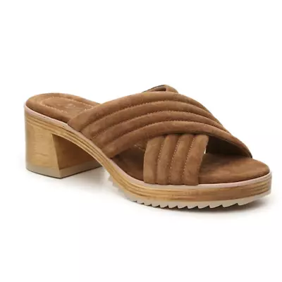 Matisse Reggie Wood Suede Clog Brown Size 8 • $17.50