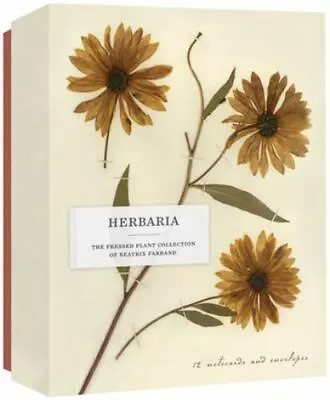 Herbaria: The Pressed Plant Collection Of Beatrix Farrand: 12 Notecards And Enve • $16.93