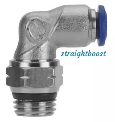 $26.85 • Buy Boost Vacuum Turbo Push To Connect Elbow 90 Fitting 1/4  OD X 1/8 NPT M10x1.0 