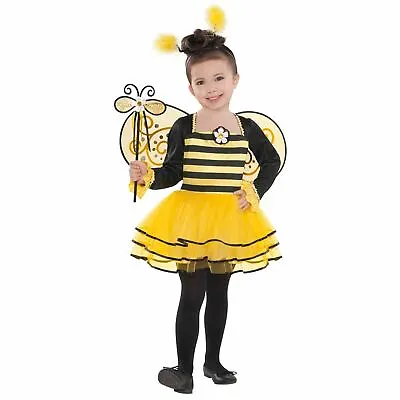 £20.12 • Buy Girls Bumble Bee Costume Kids Insect Fancy Dress Cute Animal Fairy Wand Wings