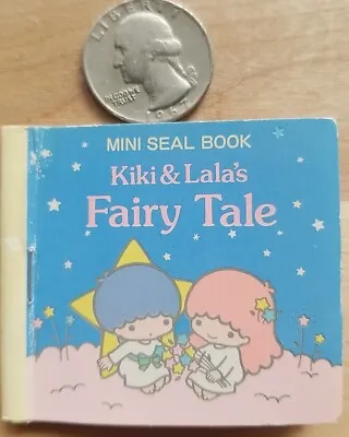 Vintage 1976 Sanrio Kiki And Lala Little Twin Stars Fairytale Mini Sticker Book • $42