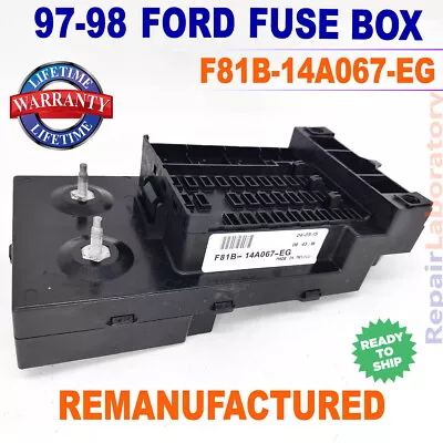 ✅ReBuilt✅  F81B-14A067-EG 1997-1998 Ford F250-F550 Fuse Box • $280