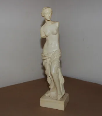 Vintage Signed A. Santini Nude Venus De Milo Aphrodite Goddess Sculpture 11.2  • $25