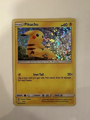 Pokémon TCG Pikachu McDonalds Promos 6/12 Holo Promo • $8.99