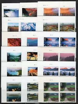 US AIRMAIL AIR 1999 2012 C133-50 NH MATCHED UL PLATE BLOCKS Scenic FreeShip USA  • $169.88