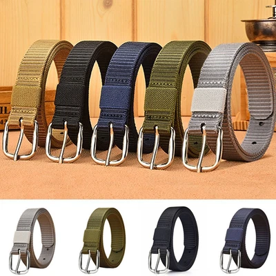 Mens Womens Belts Canvas Braided Belt • £5.33