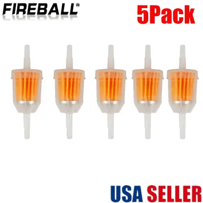 $3.75 • Buy 5pack Set Motor Inline Gas Oil Fuel Filter Small Engine For 1/4'' 5/16  Line USA
