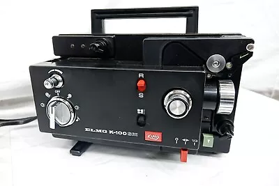 Elmo K-100 Sm 8mm Adjustable Speed Movie Projector Projector ~serviced~ • $180