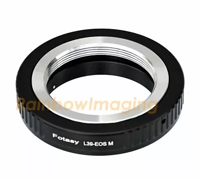 Leica M39 Lens To CANON EOS M EF-M Mount Mirrorless Camera Adapter M6 M50 M100 • $9.19