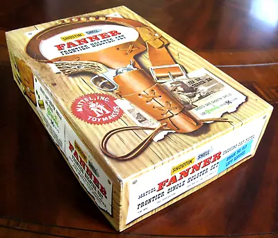 Very Rare Mattel Shootin' Shell Left Handed Frontier Cap Gun Set Original Box • $495