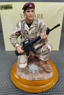 Vanmark American Heroes USAF Pararescue Retired 1st Edition Figurine W/ Box COA • $30