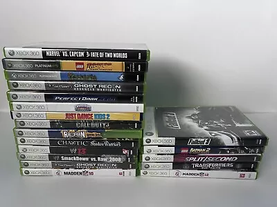 Lot Of 19 Xbox 360 Games Marvel Terraria Call Of Duty WWE Transformers Lego • $120