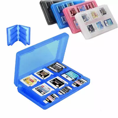 Game Card Case Holder 28 In1 Cartridge Storage Box For Nintendo 3DS DSi DS XL LL • £13.19