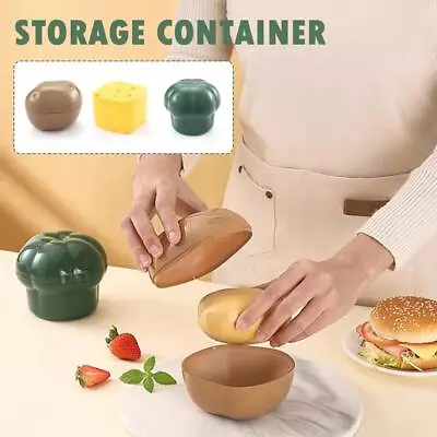Sliced Cheese Storage Container Reusable Plastic Butter Box Block Storage G9C8 • $7.96