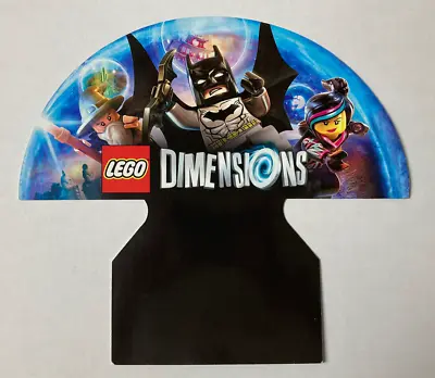 Lego Dimensions Store Display Sign Cardboard TRU  Batman Wildstyle Gandalf • $62.97