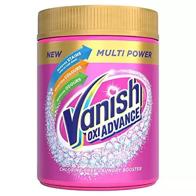 Vanish Oxi Action Powder Fabric Stain Remover Brightens Colours 470g • £7.92