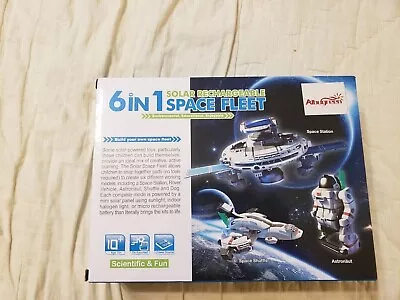 Toy Solar Kit: STEM Toy 6 In 1 Solar Rechargeable Space Fleet NEW!! • $8.99