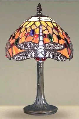 £64.99 • Buy Tiffany Style Hand Crafted Glass Table / Desk / Bedside Lamps- Christmas Present