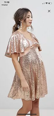$60 • Buy ASOS Maternity Sequin Dress Size 20