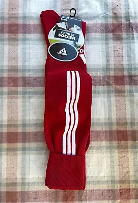 Adidas Youth L Maroon/White Soccer /Baseball Socks Size L • $9.95