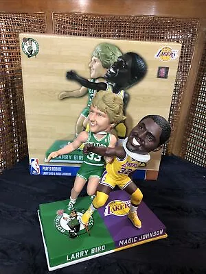 LARRY BIRD Boston Celtics Vs MAGIC JOHNSON Los Angeles Lakers Bobblehead #/360 • $399.99