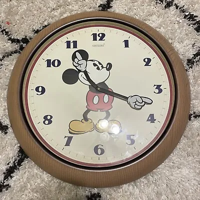 Mickey Mouse (Walt Disney) 24  Circle Wall Clock (RARE) • $152.50