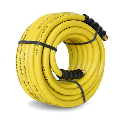 50 Ft. 1/2 In. Rubber Air / Water Hose With 1/2 In. NPT Fittings 96846-IND • $61.99
