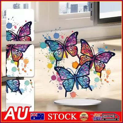 Butterfly Round+Special Shape Diamond Painting Art Tabletop Ornaments Kit (#2) • $14.89