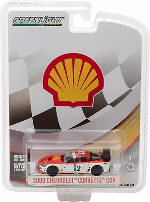 GREENLIGHT  2009 Chevy Corvette C6.R Shell Oil (Hobby Exclusive) 1/64 CAR 29907 • $1.75