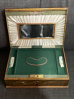 £128.99 • Buy Vintage Art Deco S.Tajbhai & Sons Steel Travelling Jewellery Box