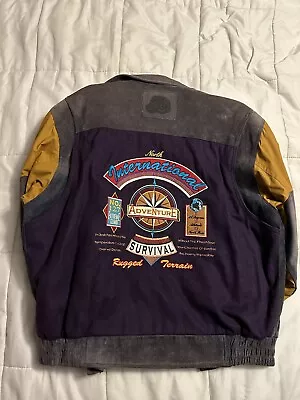 INSANE Vintage Starter Rugged Terrain Large Varsity Jacket Outdoor Back Patch • $75