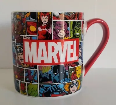 New MARVEL COMICS Logo Ceramic Mug - The Avengers Iron Man Hulk Thor Hawkeye  • £5.99