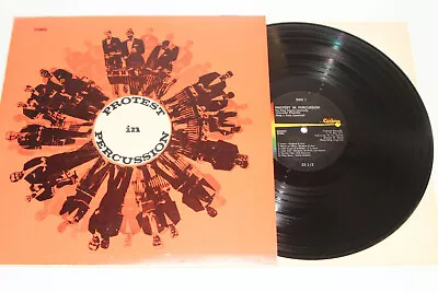 West Virginia University Ensemble - Protest In Percussion LP 1967 Century Drums • $129.99