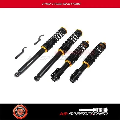 Coilovers Struts Shock Suspension Kits For VW MK2 MK3 GOLF & JETTA Adj. Height • $188.09