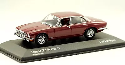 1/43 Minichamps 400130402 Jaguar XJ12 Series II 1975 RHD Sedan Regency Red MIB • $124.99