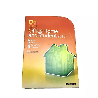 Microsoft Office Home And Student 2010 Software For Windows (79G-02144) • $29.95