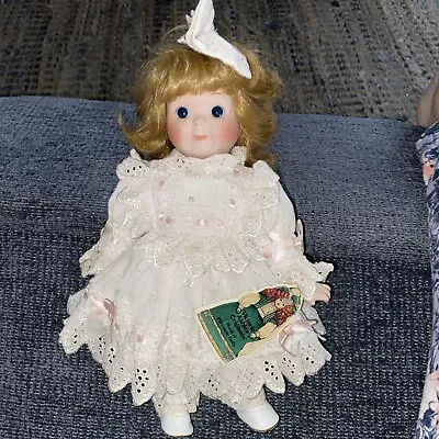 Vintage Victoria Ashlea Originals Porcelain Musical Doll 12  Ltd Ed 1980's Works • $9.99