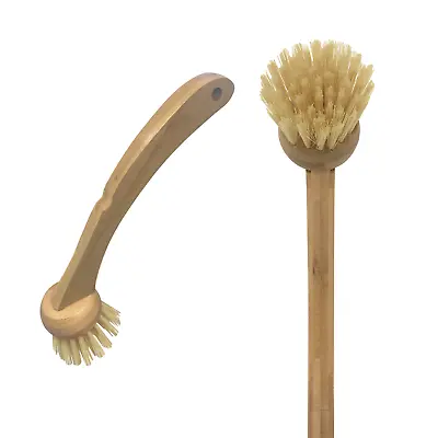 LOLA Eco Clean Bamboo Dish Brush W/ Eco-Friendly Durable Bamboo Handle - 1 Count • $11.88
