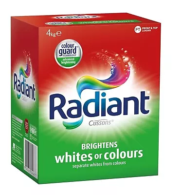 Radiant Washing Powder Laundry Detergent For Whites Or Colours 4kg • $26.85