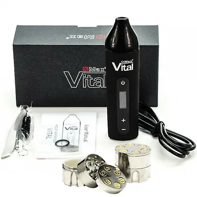 XVAPE Vital Dry Herb Vaporizer Ceramic Oven Isolated AirPath **FREE GRINDER** • £46.99