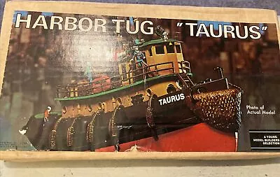 Vintage Revell Harbor Tug “Taurus”  Plastic Model Kit Factory Sealed Mint 1973 • $14.99