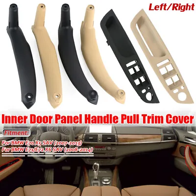 $11.99 • Buy For BMW X5 X6 E70 Interior Right/Left Inner Door Handle Panel Pull Tirm Cover
