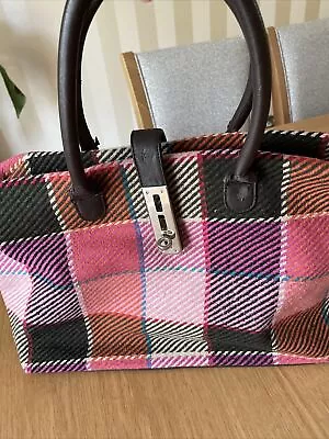 £4.99 • Buy Pink Checked SW6 (Jane Shilton) Bag