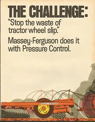 1968 LARGE 3pg Print Ad Of Massey Ferguson MF 175 & 180 Farm Tractor • $9.99