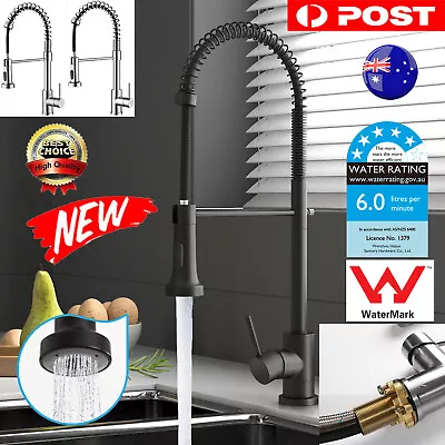 WELS Kitchen Mixer Tap Pull Out Sink Faucet Basin Brass Swivel Faucet 2 Modes AU • $88.99