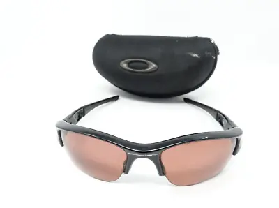 Oakley 24-020 Flak Jacket Black Frame Burgundy Lens Sunglasses With Case • $116.99